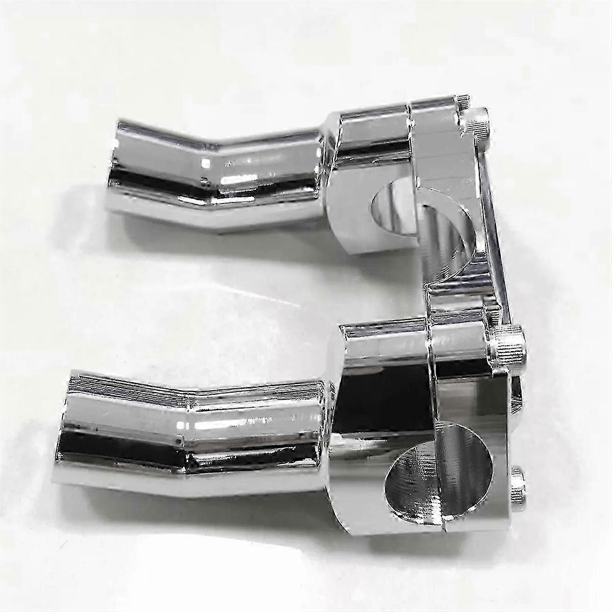 3-1/2 Inch Pullback Handlebar Risers & Top Clamp Kit compatible with Harley Dyna Softail Fat Boy