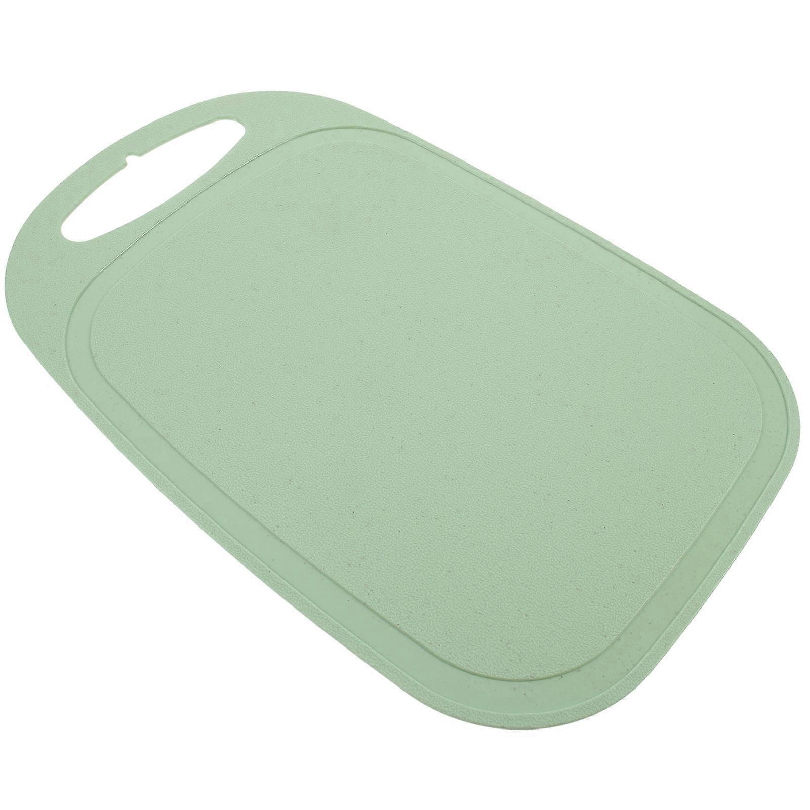 Straw Chopping Board for Home Multi-Function Round Cutting Board Green