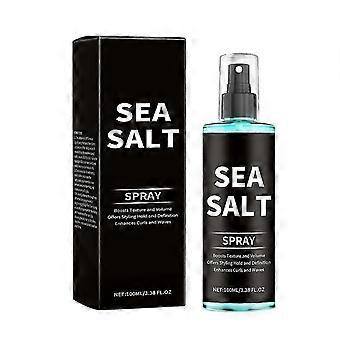 Spray de cachos com sal marinho para ondas naturais de praia, adiciona textura e volume. Sem álcool.