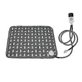 Dog Adjustable Electric Heating Pad Waterproof Pet Heating Bed Mat With Timer Electric Blanket Pet