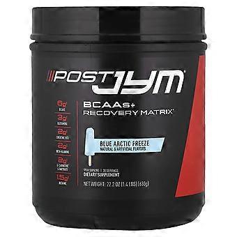 JYM Supplement Science, Post JYM®, BCAAs + Recovery Matrix, Blue Artic Freeze, 1.4 lbs (630 g)