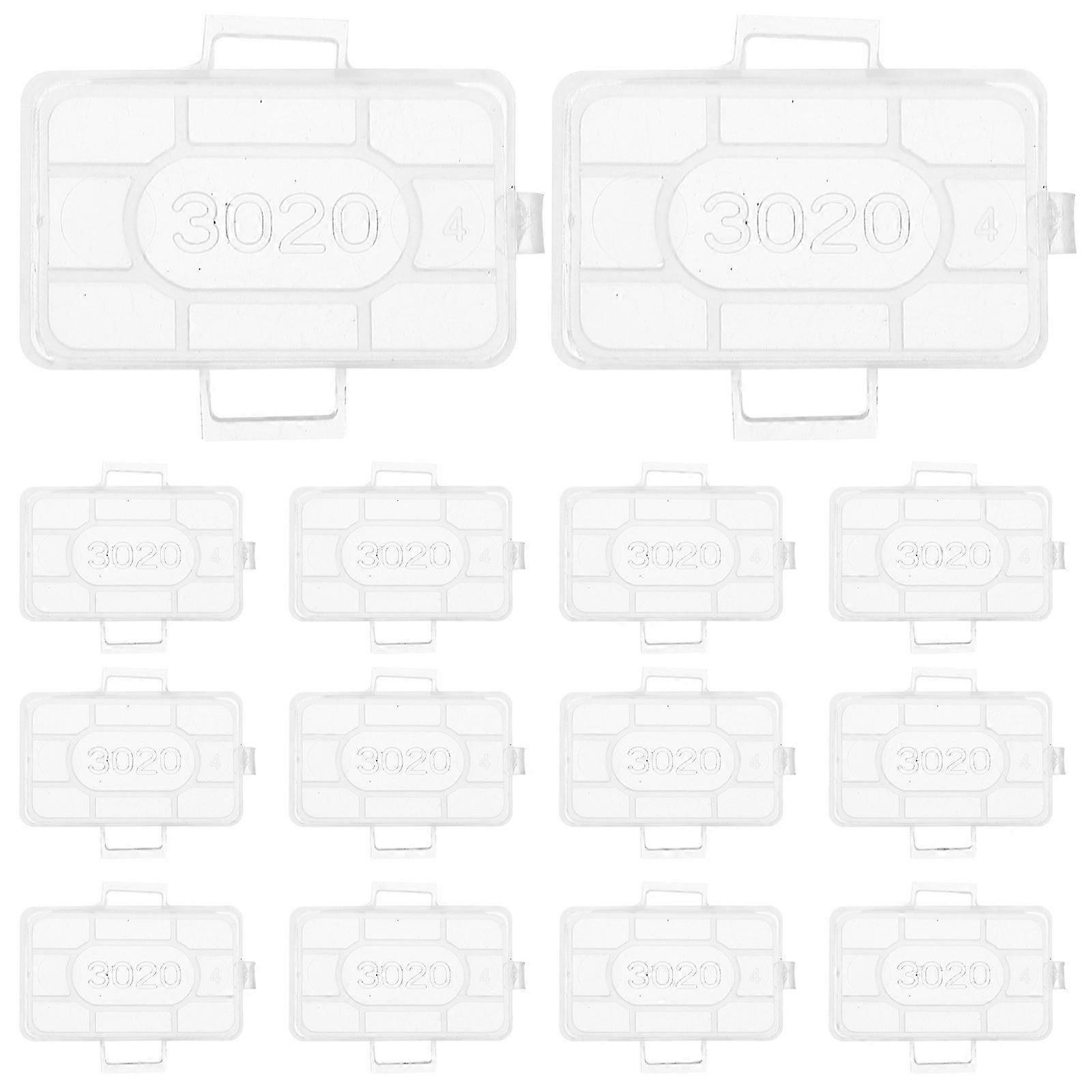100pcs Cable Label Holder Plastic Cable Identification Case Wire Sign Name Holder
