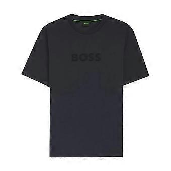 Miesten Hugo Boss Athleisure Hugo Boss Miesten Laivastonsininen Terrace Logo T-paita