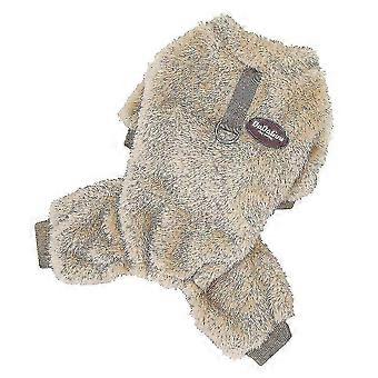 Warme Fleece Hond Pyjama's Kleine Huisdier Puppy Jas Trui Winter Jumpsuit Vest Kleding