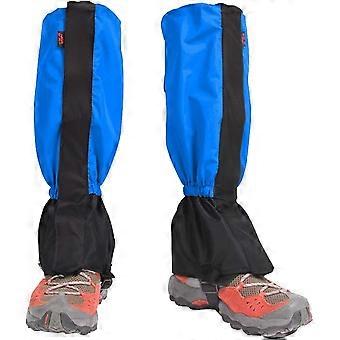 1 par de polainas impermeables para hombre Polainas ajustables transpirables de PVC para exteriores SnowRoyal Blue para mujer