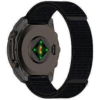 22mm Watch Band for Garmin quatix 8 47mm/ 7 Pro/ Tactix 8 47mm/ Fenix 8 47mm Nylon Magic Tape Replacement Strap