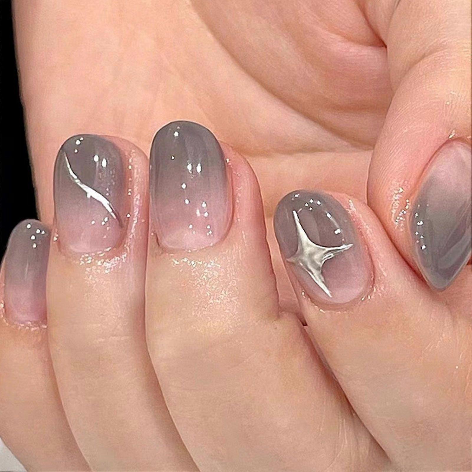 Color Gradient False Nails Super Durable And Never Splitting Fake Nails for