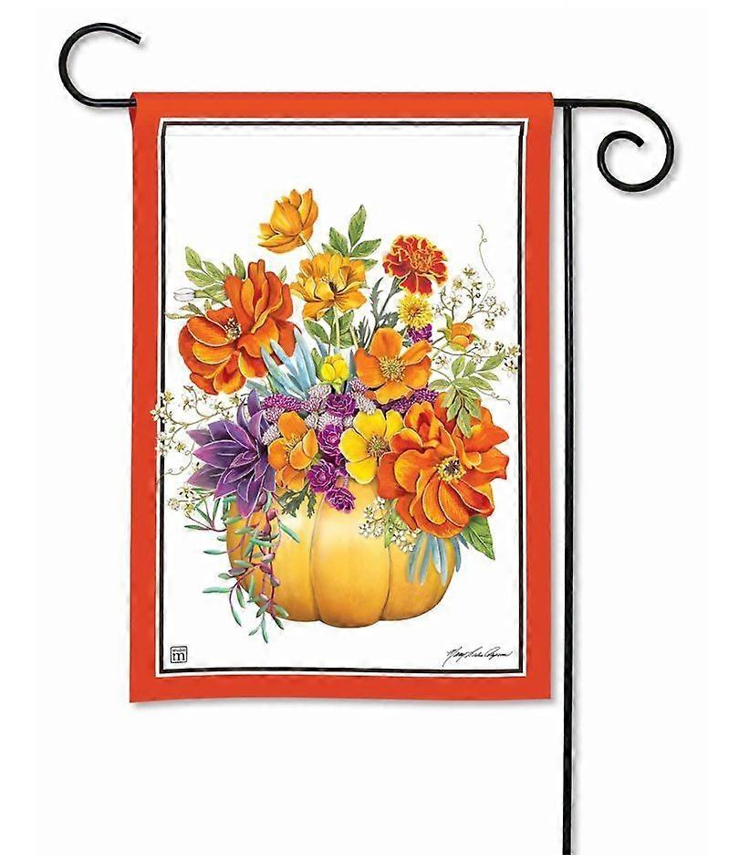 Pumpkin Floral Flag FFGG-2338