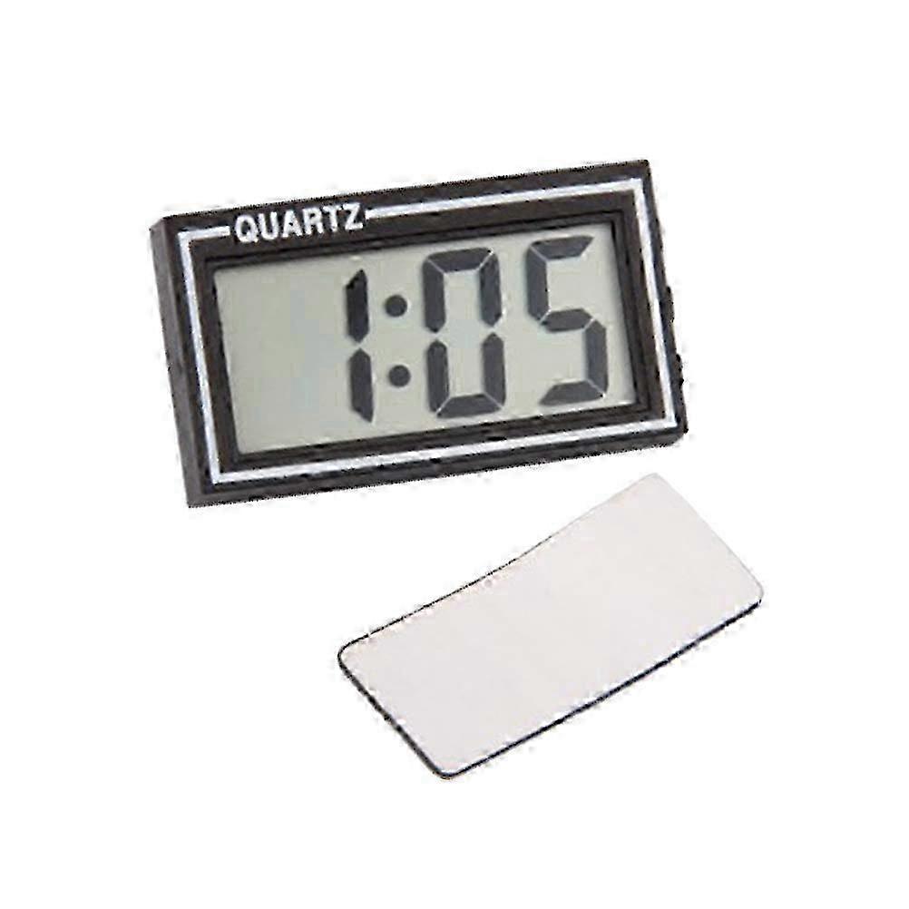 Electronic Digital Dashboard Clock with Integrated Calendar and Kickstand Feature