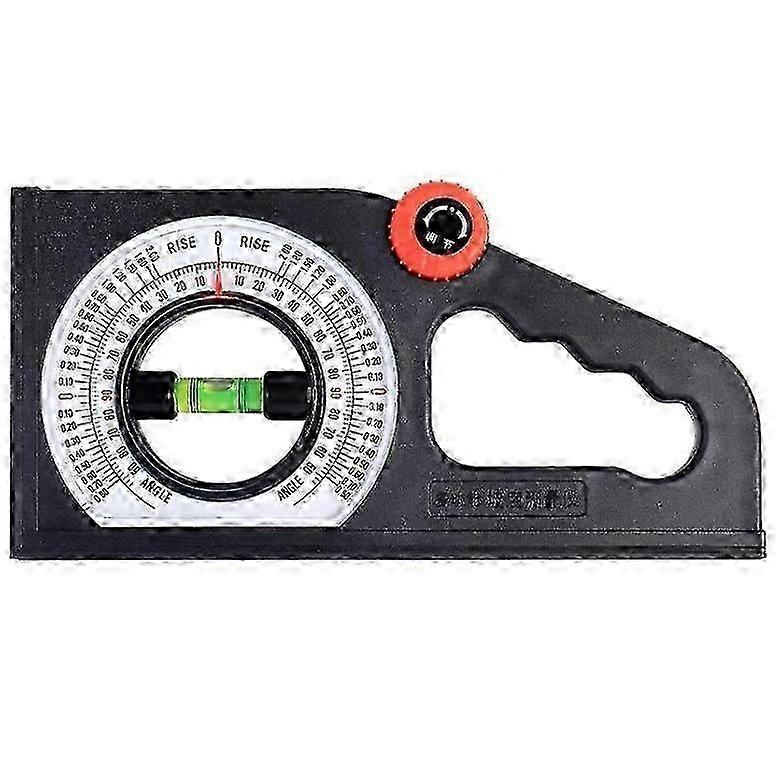portable mechanical inclinometer with rotary pitch finder and level