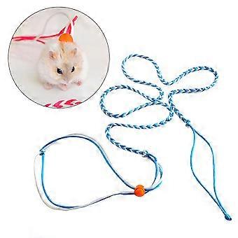 Flexible Tie Lead Hamster Harness Rope for Walking Small Pets 1.4m
