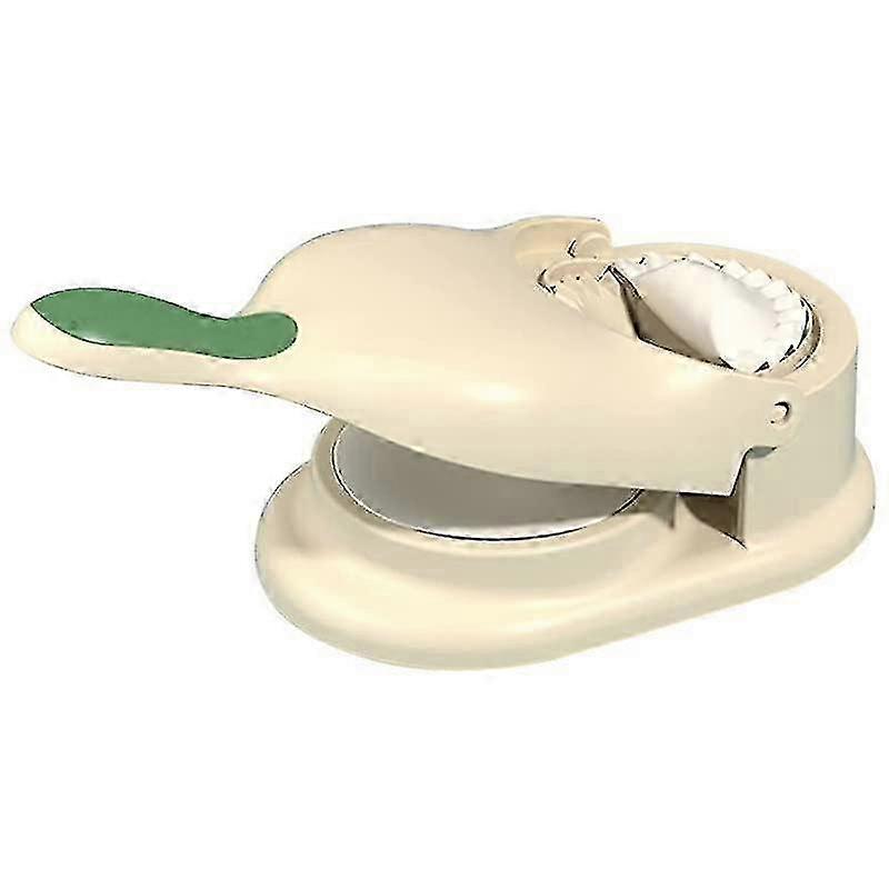 Dumpling Maker Machine Dumpling Mold Maker Pressing Dumpling Skin Mould Dumpling Making Tool,Beige