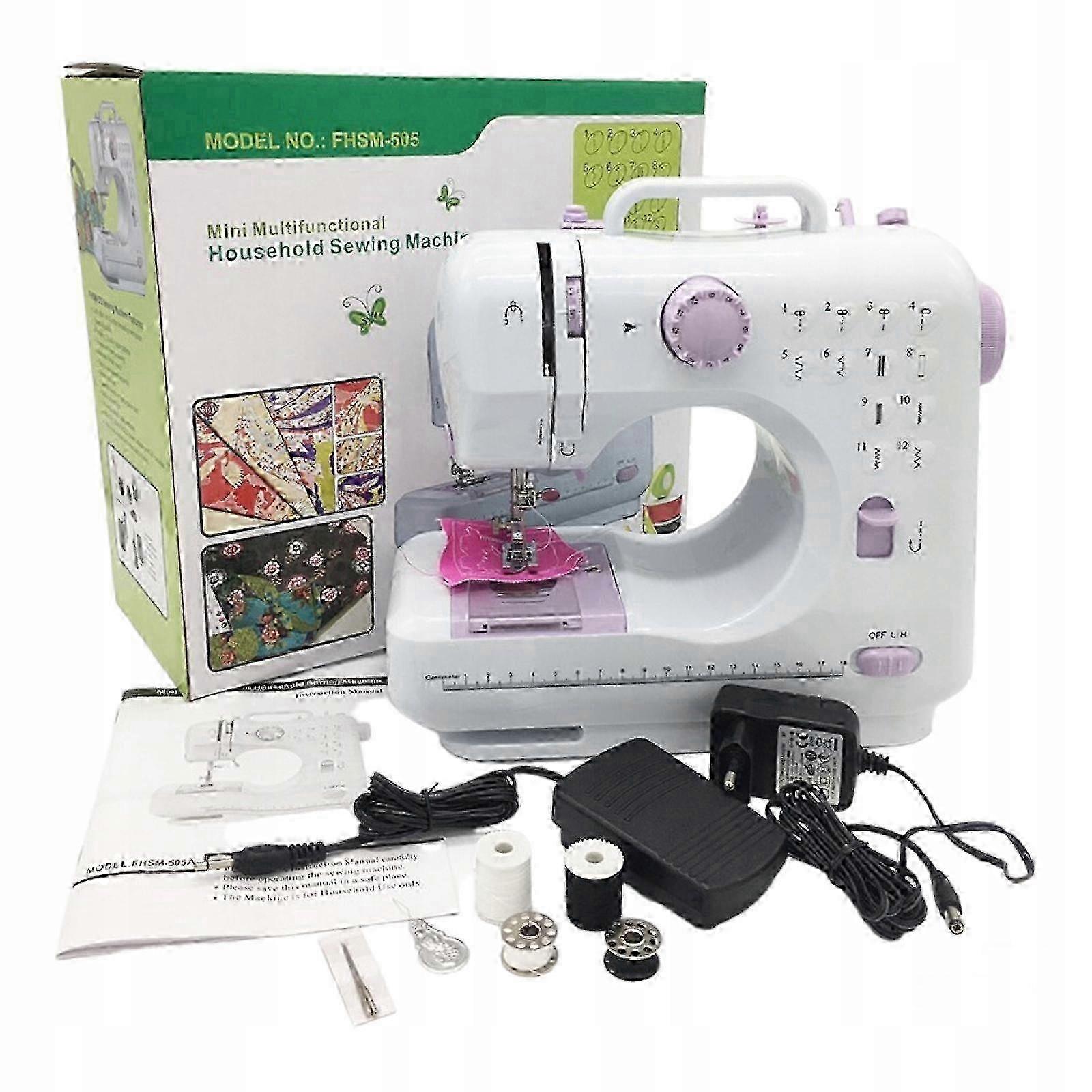 Portable Electric Sewing Machine Sewing Toolbox Needle Thread-ltER
