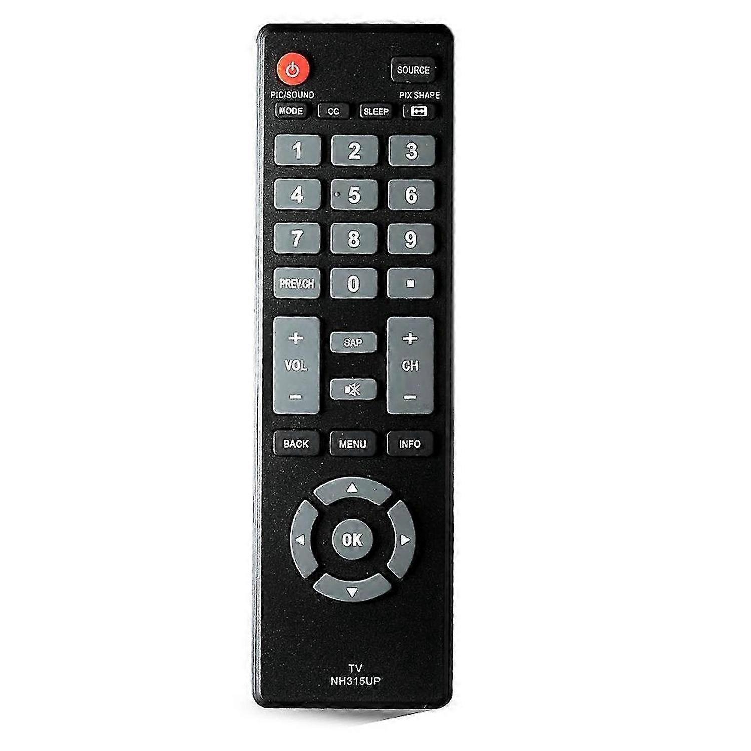 Universal TV Remote Control for LCD LED HDTV, Compatible with Multiple Models Including NH315UP