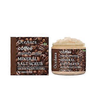 Kaffee Mineralsalz Peeling für den Körper, Mineralsalz-Peeling spendet Feuchtigkeit und pflegt die Haut mit Salz aus dem Toten Meer und Kaffee für einen glatten und strahlenden Lauf