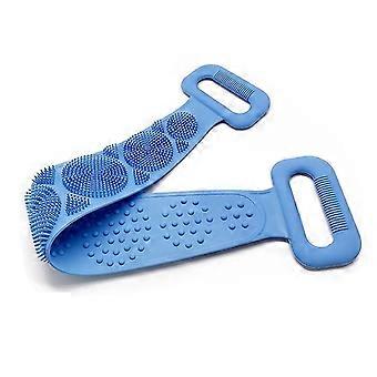 Silikon Bad Körperbürste, Silikon Rücken Wäscher Doppelseitiger Körper Peeling Bürste Bubble Bad Bürste Soft Back Scrubber Peeling Massage Washer Body Bat