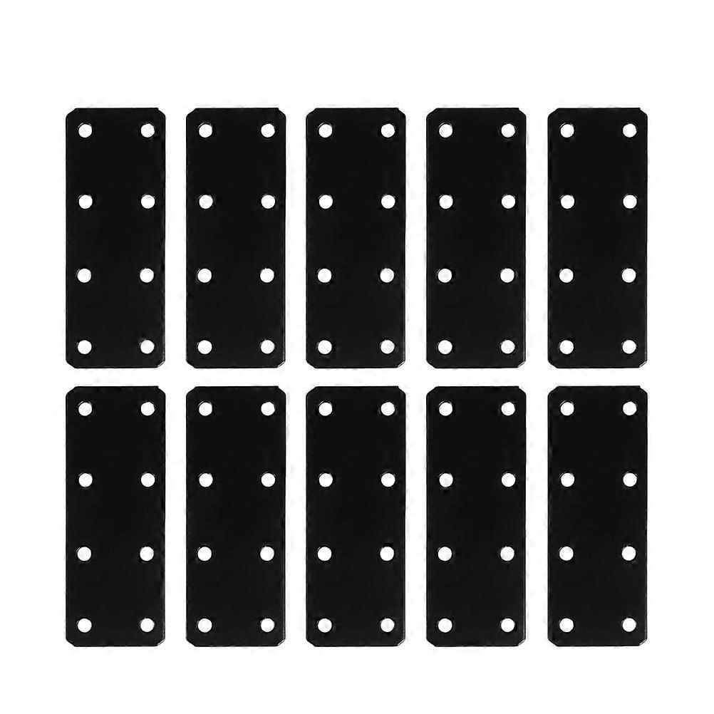 10pcs Flat Straight Brace Bracket Solid Mending Plate Repair Fixing Replacement