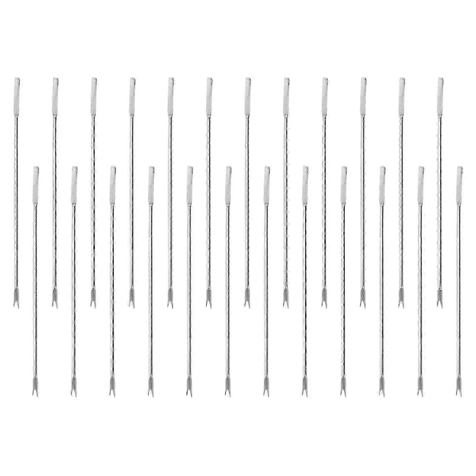 24pcs Multipurpose Walnut Needles Fruit Fork Practical Seafood Peeling Needle Tools