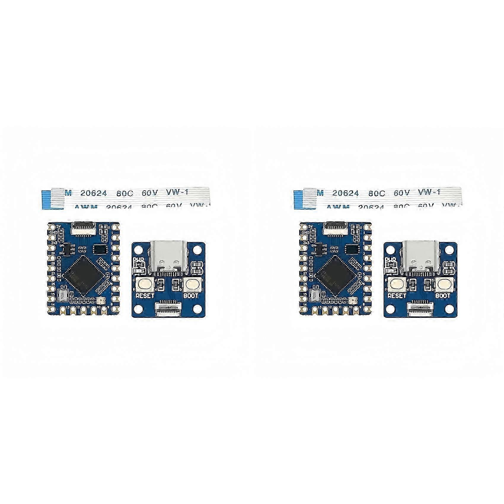 2X RP2040-Tiny Kit Development Board Module for RP2040 ZERO Raspberry Pi PICO USB Type C Interface 264KB SRAM 2MB Flashyx