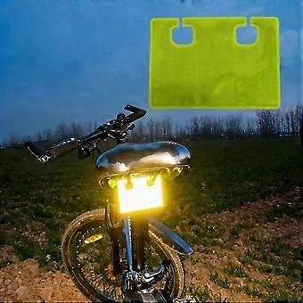 5 Stück elastische, reflektierende rechteckige Fahrradsattel-Anhänger für bessere Sichtbarkeit bei Nacht