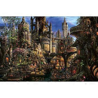 Jigsaw Puzzle for AdultFantasy SeriesCity of Green Plants Entertainment Puzzles Toys VRE200
