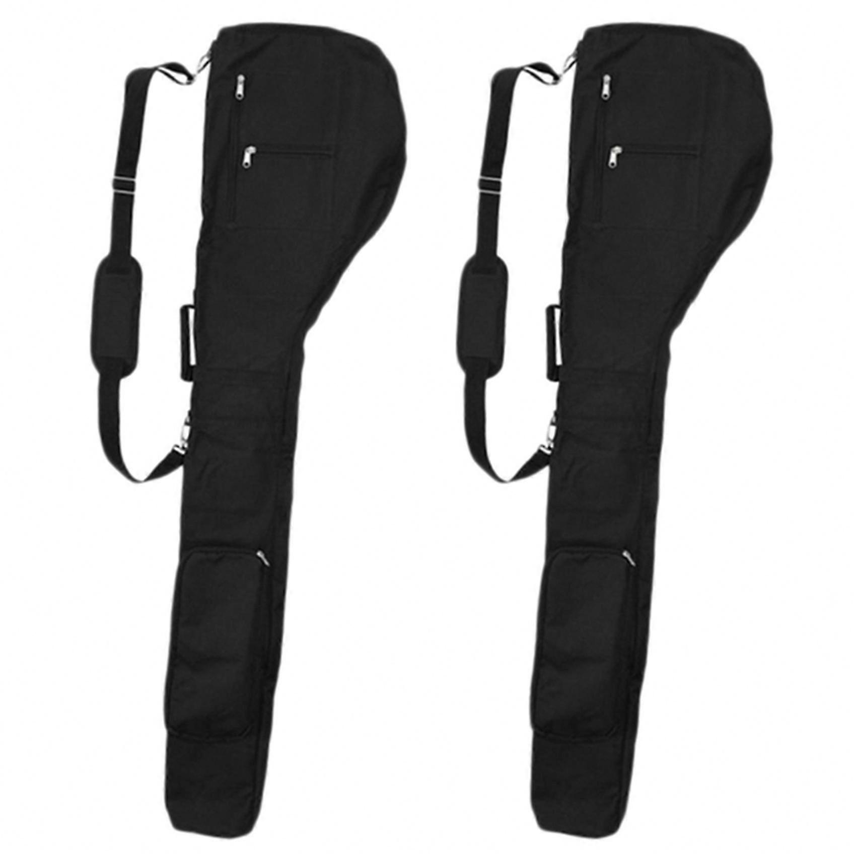 Foldable Mini Golf Bag Travel Case, 2X for Driving Range Training Practice