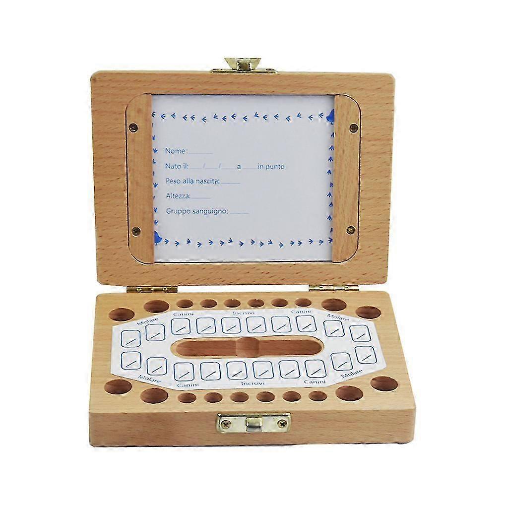 Wooden First Tooth Memory Box Frame