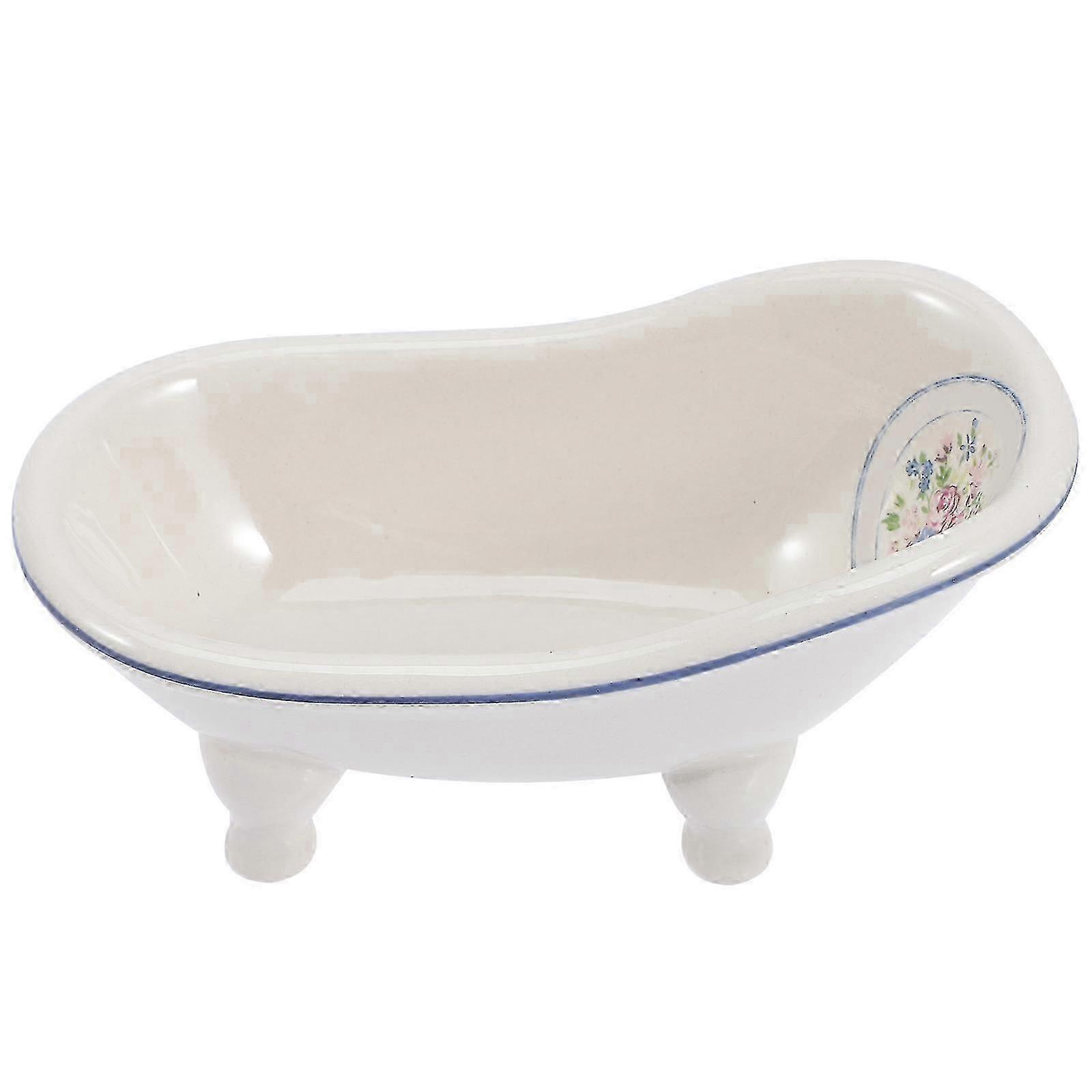 Smooth-Polished Ceramic Soap Tray