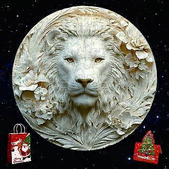 Quebra-cabeça de madeira Luna Owl, 105 peças, 3D, desafiador, quebra-cabeça artístico, decoração, presente para adultos.