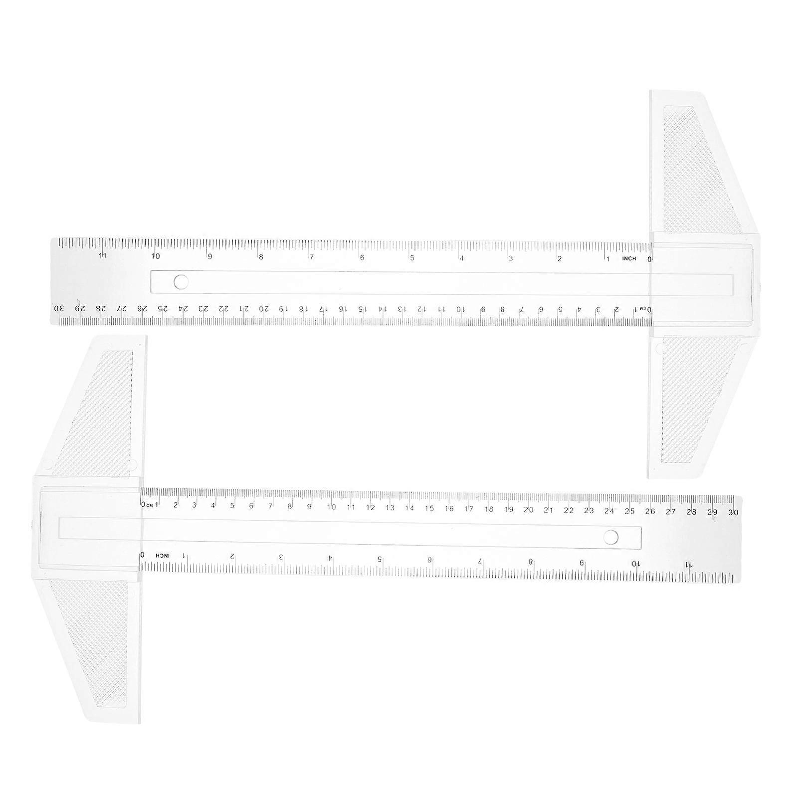 Measuring Ruler for Drawing and Drafting 4Pcs Durable