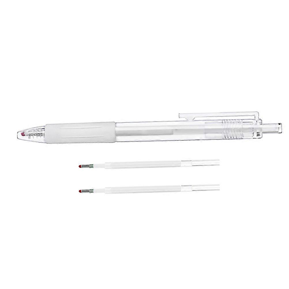White Marker Plastic Pen for Eyebrow Mapping with 2Sets