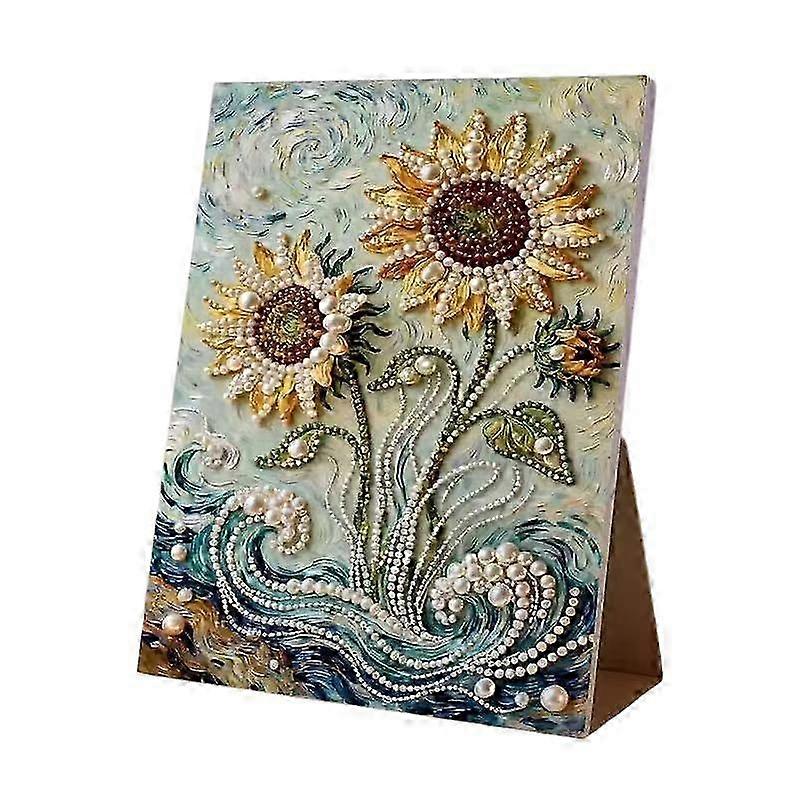 Plastic Pearl Craft Sunflower Art Kit