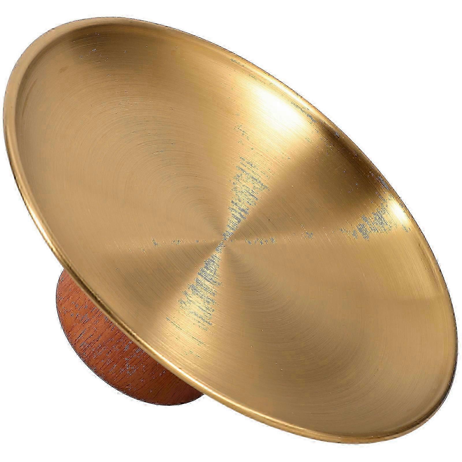 Elevated Golden Stainless Fruit Serving Tray