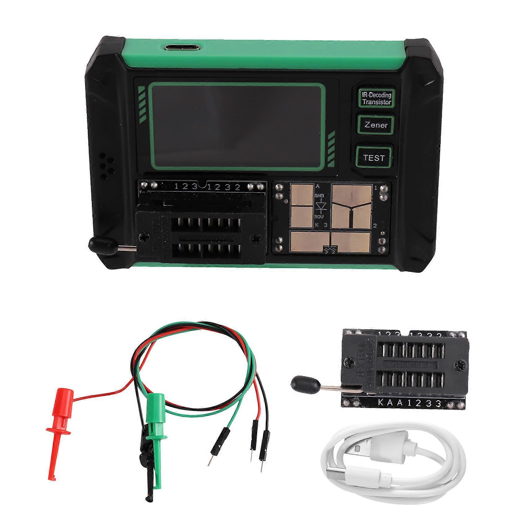 Transistor Tester LCD Digital Multimeter MOS Field-Effect Triode Capacitor Resistance Meter Electronic Component Testing