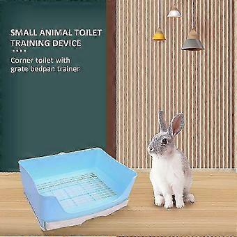 Rabbit Litter Box with Drawer compatible with Large Adult Rabbits Corner Toilet Training
