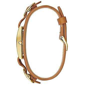 Guess watches ladies buckle up Watch for Women Analog Quartz with Cowhide Bracelet W1137L2