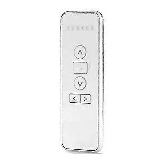 Zender voor draadloze afstandsbediening met 6 kanalen en een frequentie van 433,92 MHz, geschikt voor elektrische rolluiken. Compatibel met A-OK motoren. Wit, van PVC. 1 set.