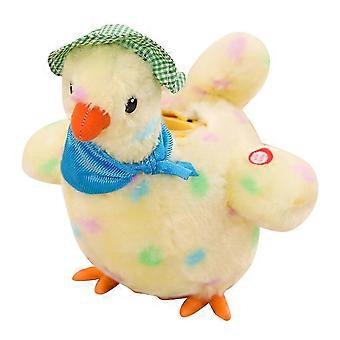Electric Laying Hen Plush Toy, Sings Dances Lays Eggs, Soft Kids Play Toy, Educational Gift, Batteries Not Included
