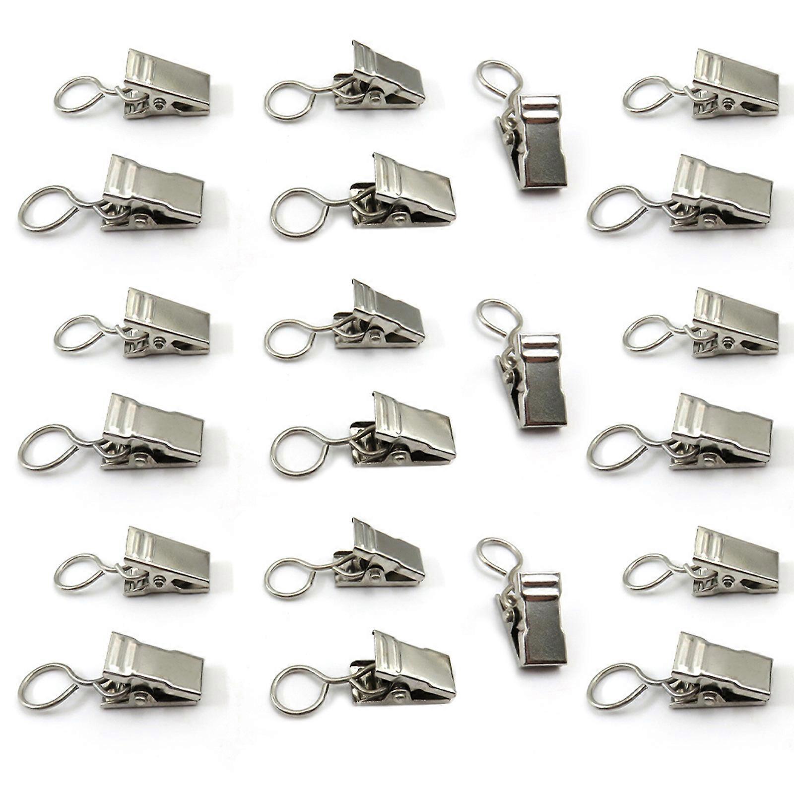 100Pcs Compact Iron Curtain Clips
