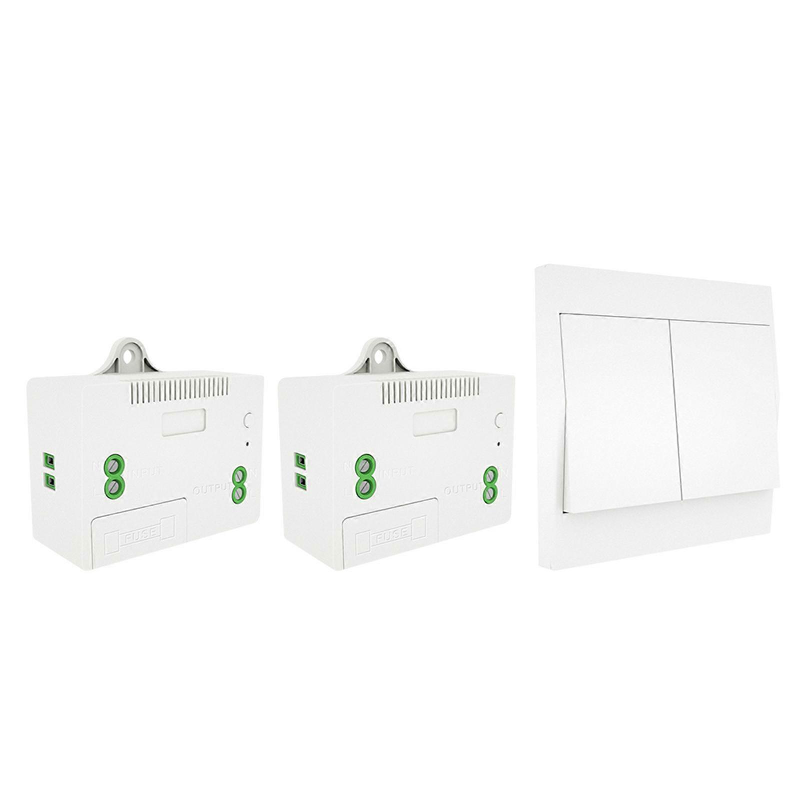 110-230V Wireless Light Switch and Receiver Kit Self-powered Switch Remote Control Lighting Fixture