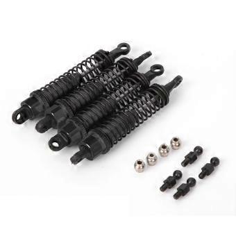Acessório para amortecedores dianteiros e traseiros de carro RC de 80 mm para RGT 136100 1/10 preto 68126BL