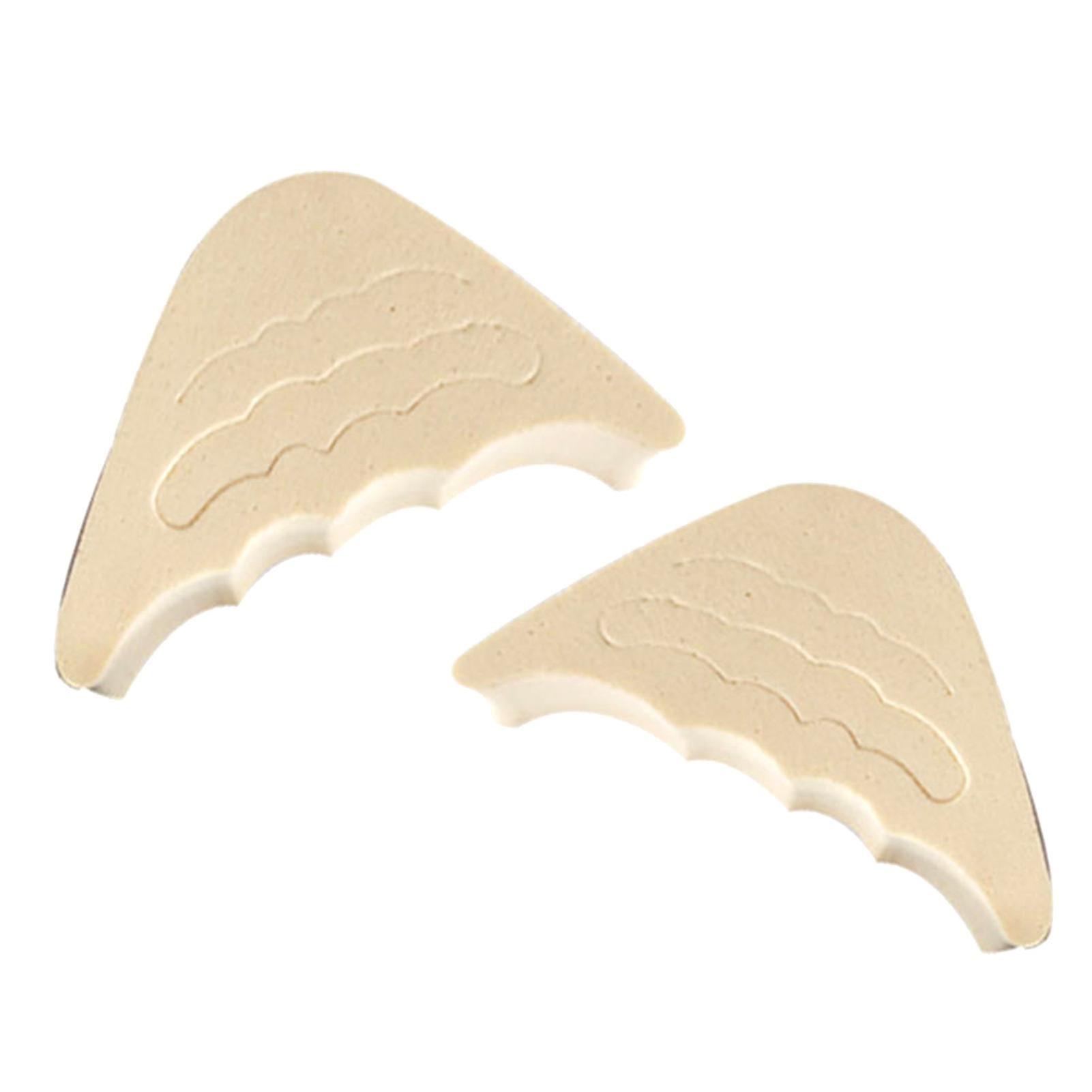 1 Pair Toe Plugs Ergonomic Design Adjustable Eva Non-slip Heel Grip Liner Insert For High Heels