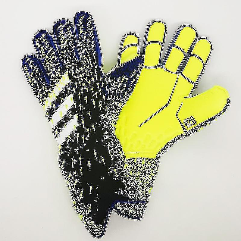 サッカーグローブゴールキーパーはラテックスプロサッカー保護滑り止めサッカーを肥厚