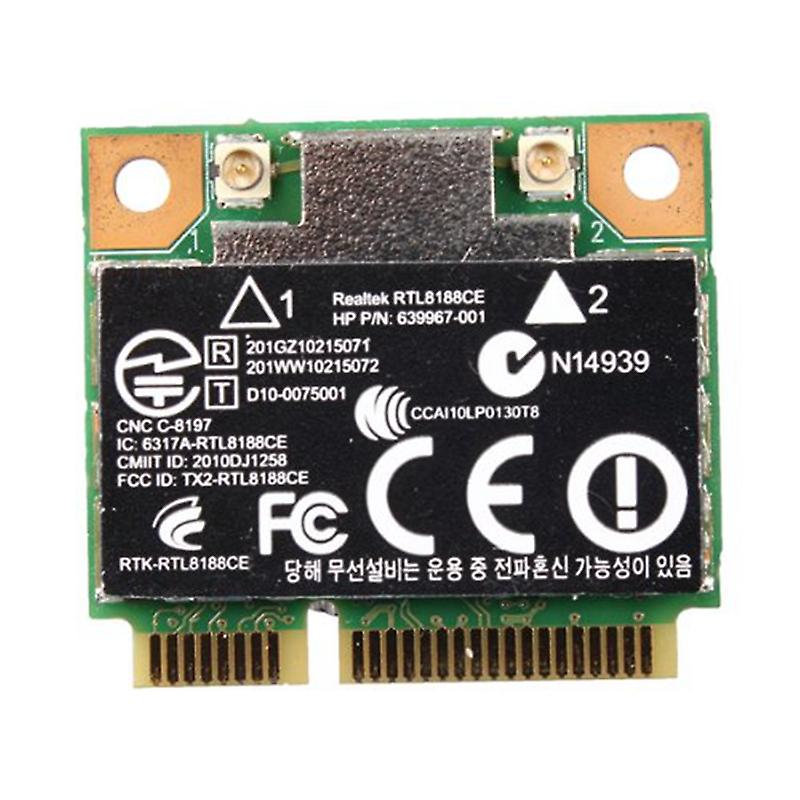 150Mbps WiFi Mini PCI-E Network Card for Realtek RTL8188CE Wireless-N 802.11 B/G 640926-001 639967-