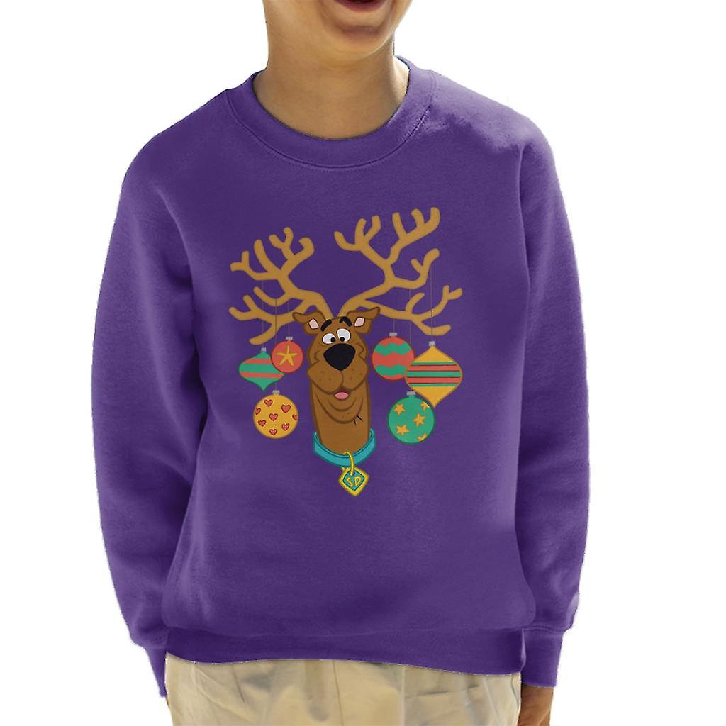 Scooby Doo Christmas Baubles Kid's Sweatshirt