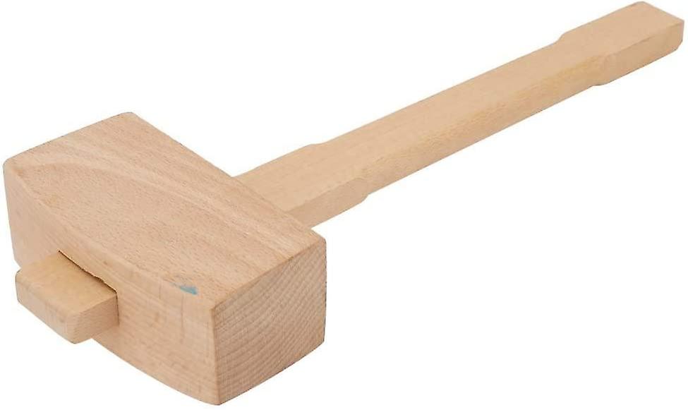 Wooden Mallet T Shaped Wooden Hammer Carpentry Tool Professional Carpenter Woodworking Tool