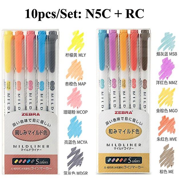 Japan Zebra Mildliner 35 Gentle Pastel Soft Colors Mild Line - Main Image