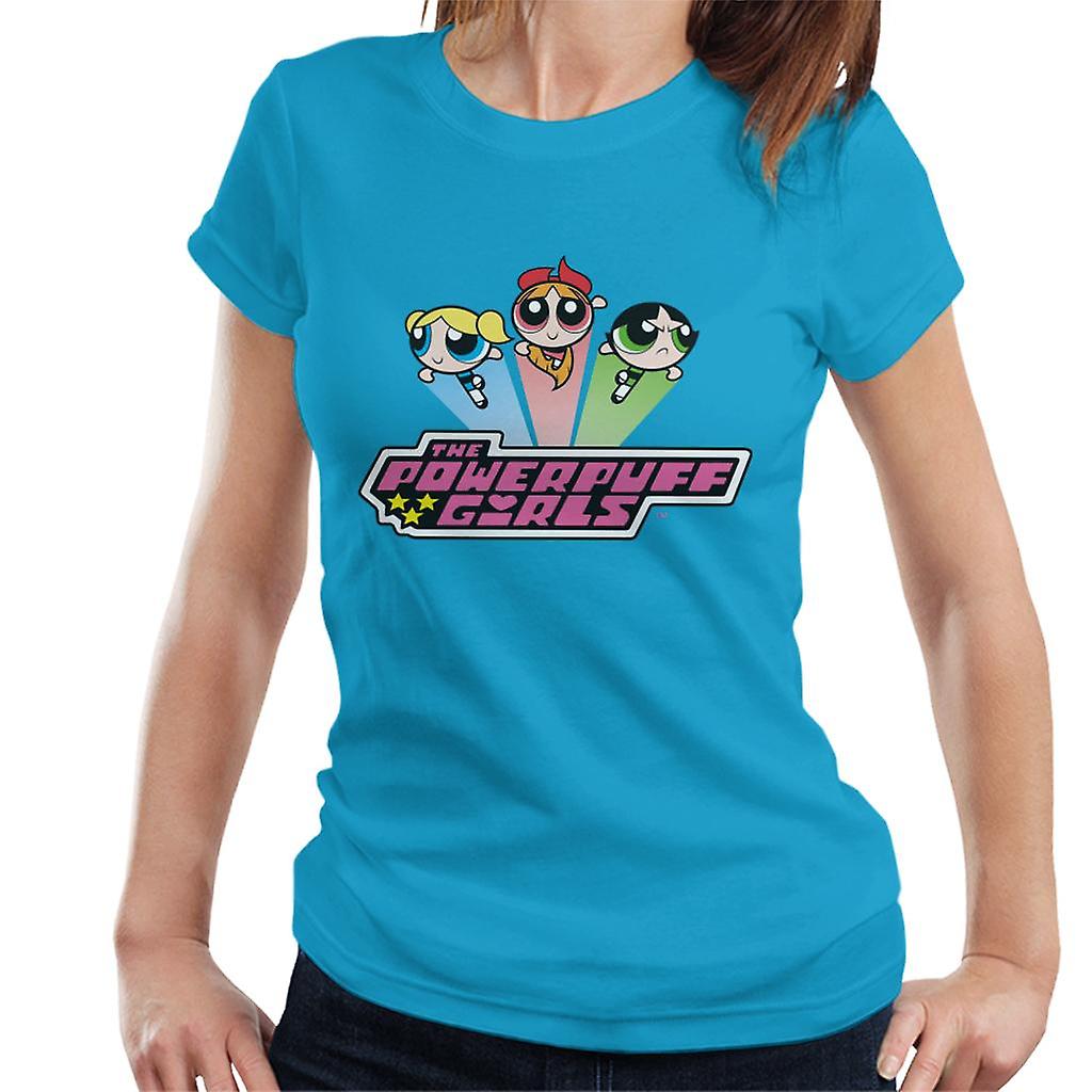 Powerpuff Jenter Klassisk logo T-skjorte til dame