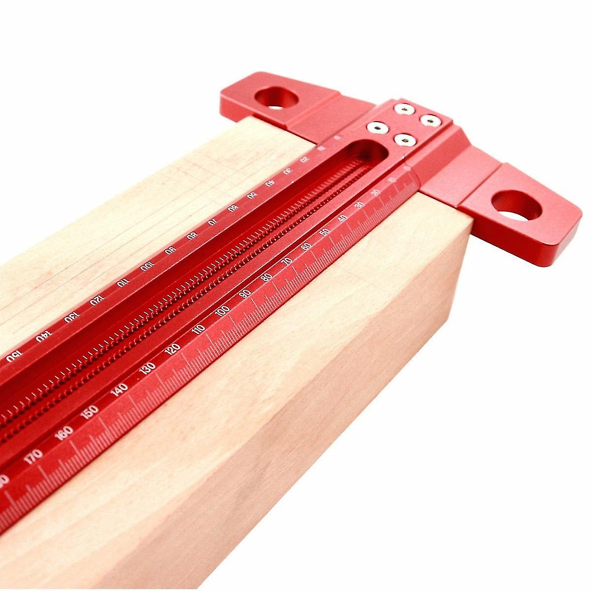 Alloy T-type Line Scriber Ed-out Hole Scribing Ruler Deluxe Mar Gau Measuring Tools