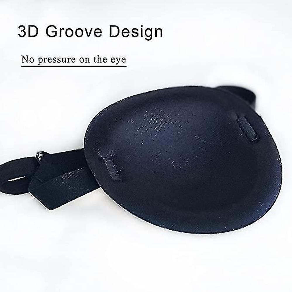 Adjustable Single Eye Patch Amblyopia Strabismus Correction Eye Patches 2 Pack